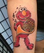 Image result for Elmo Tattoo