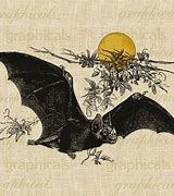 Image result for Vintage Halloween Bat Clip Art