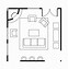Image result for Square Living Room Layout