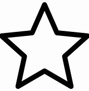 Image result for Star Outline Icon