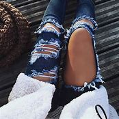 Image result for Cute Ripped Jeans