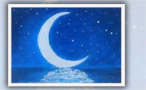 Image result for Moon Light Pic Oil Pastel