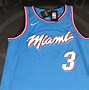 Image result for Miami Heat Jersey Black Pink and Blue