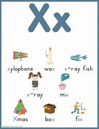 Image result for Letter X Objects