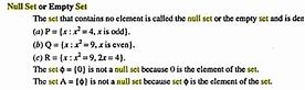 Image result for Null Set Math