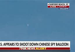 Image result for Chinese Spy Balloon Shot Down