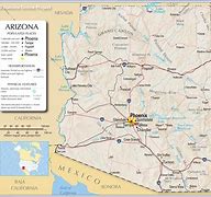 Image result for Free Map of Arizona with Cities