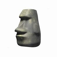 Image result for Easter Island Statue Emoji