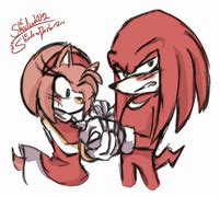 Image result for Knuckles Punches Amy