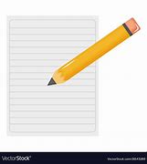 Image result for Notebook Paper and Pencil