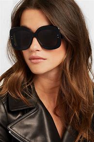 Image result for Women's Oversized Black Framed Sunglasses