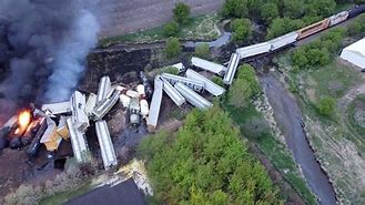 Image result for Freight train derailment fire investigation