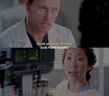 Image result for Cristina Yang and Owen Hunt Grey's Anatomy