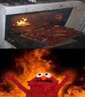 Image result for Oven Fire Meme
