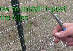 Image result for Hot Wire Fence Clips For6 Inch PVC Post