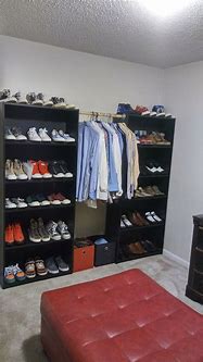 Image result for Walk-In Closet with Shoe Rack