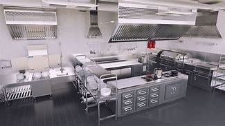 Image result for 3D Commercial Kitchen
