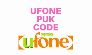 Image result for Ufone Sim PUK Code