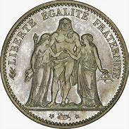 Image result for 5 Francs Hercule De 1889