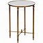 Image result for Mirrored Round Side Table