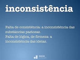 Image result for inconsistencia