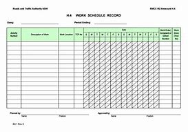 Image result for Work Schedule Template