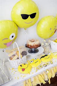 Image result for Emoji Birthday Party