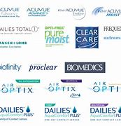 Image result for Contact Lens Brands Poster