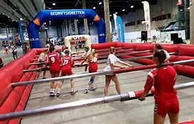 Image result for Human Foosball Table Photos