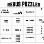 Image result for Christmas Carol Rebus Puzzles