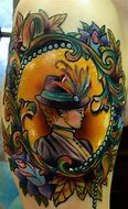 Image result for Gothic Victorian Chest Tattoos