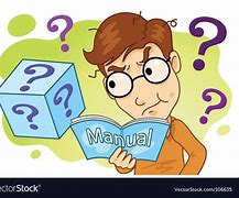 Image result for Instruction Manual Cartoon Image