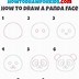 Image result for Panda Face Drawing Easy