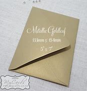 Image result for Gold Cards and Envelopes