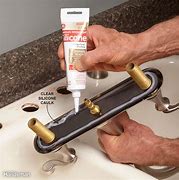 Image result for Bathroom Sink Mounting Clips