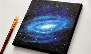 Image result for Galaxy Aroraacrylic Painting