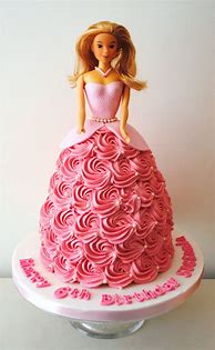 Image result for Frozen Elsa Doll Birthday Cake