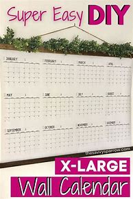 Image result for Wall Calendar DIY Holders