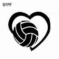 Image result for Volleyball Car Decals