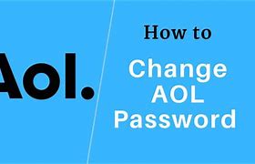 Image result for Change AOL Password