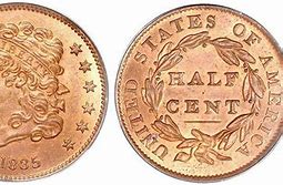 Image result for Half-Cent Coin