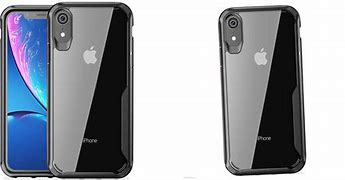 Image result for iPhone XR Clear Case with RGB On Side and Padding
