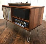 Image result for Turntable Media Console