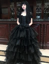 Image result for Gothic Prom Dress