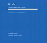 Image result for BitLocker Unlock Options