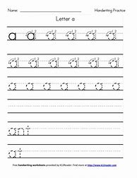 Image result for Grade 1 Handwriting Worksheets