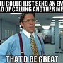 Image result for Meeting Email Meme