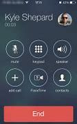 Image result for iPhone 5S On Call Screen