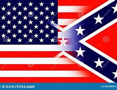Image result for American and Confederate Flag