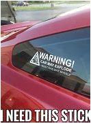 Image result for Funny Car Stickers Meme
